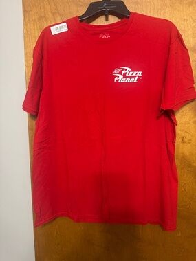 Disney Red Pizza Planet Logo Tee
